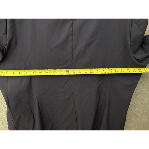 NWT Lane Bryant Blazer Navy Blue One Button Size 22 Retail $79.95 sexy stretch - Picture 11 of 11